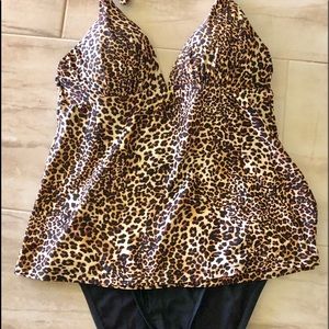 Cole of California Bathing Suit 2 Piece, L